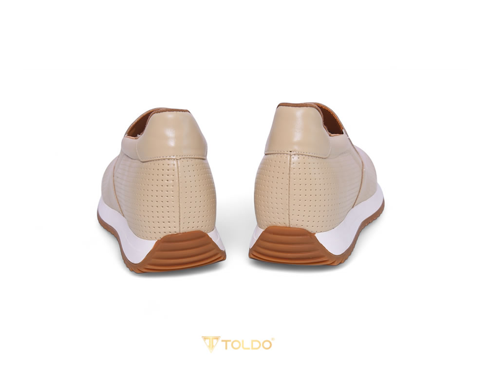 Giày cao 8cm màu be nhập khẩu 10